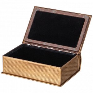 Элегантная шкатулка-книжка 17x12x5 см для хранения мелочей, 1 шт.
