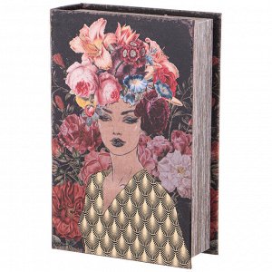 Элегантная шкатулка-книжка 27х18х7 см для хранения мелочей, 1 шт.