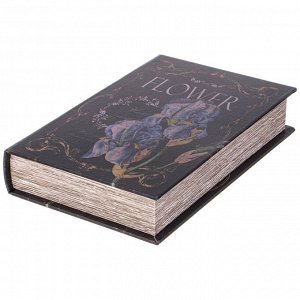 Элегантная шкатулка-книжка 26x17x5 см для хранения мелочей, 1 шт.