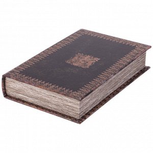 Элегантная шкатулка-книжка 26x17x5 см для хранения мелочей, 1 шт.