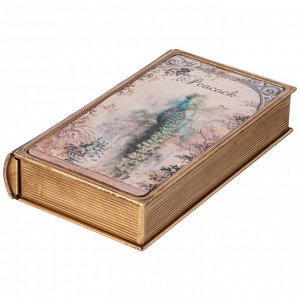 Элегантная шкатулка-книжка 20x12x4 см для хранения мелочей, 1 шт.