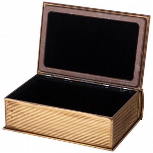 Элегантная шкатулка-книжка 17x12x5 см для хранения мелочей, 1 шт.