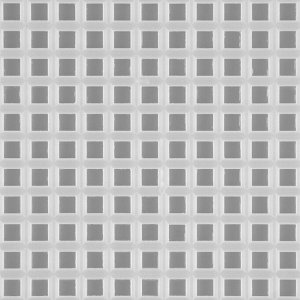Канва-основа для вышивания сумки, пластиковая, 45x47 см, 2x2 мм, белая