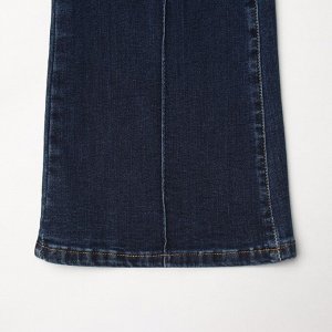 Джинсы женские клёш со стрелкой MINAKU: Jeans Collection, тёмно-синие