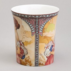Кружка "Времена года" (А. Муха), 420 мл, 1 шт.