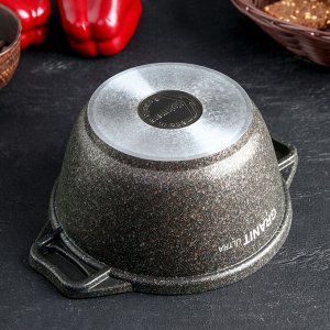 Кастрюля 1 л Granit ultra, со стеклянной крышкой, АП линия