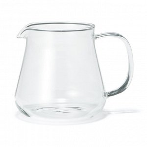 MUJI Heat-Resistant Glass Server - жаропрочный стеклянный сервер, большой (700 мл)
