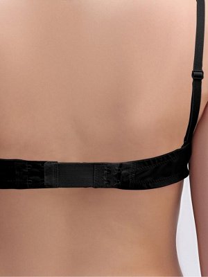 Застёжка для бюстгальтера, удлинитель, 3 ряда 2 крючка, 3.2x10.5 см, 5 шт., чёрная