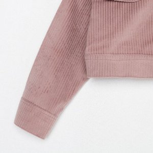 Костюм для девочки KAFTAN Velvet 34 (122-128 см), цвет кофе