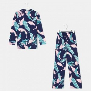 Пижама женская (рубашка, брюки) KAFTAN Tropical dream