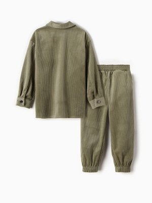 Костюм для девочки KAFTAN Velvet 38 (146-152 см), зелёный