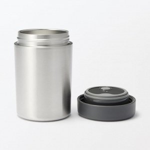 MUJI Wide-Mouth Insulated Soup Jar - термос-контейнер для супа, серебристый