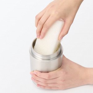 MUJI Wide-Mouth Insulated Soup Jar - термос-контейнер для супа, серебристый