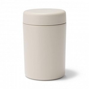 MUJI Wide-Mouth Insulated Soup Jar - термос-контейнер для супа, серо-бежевый