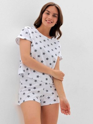 Пижама женская (футболка, шорты) KAFTAN Star