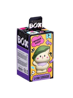 Игрушка - сюрприз Funny box «Зайки»: детский брелок, наклейки