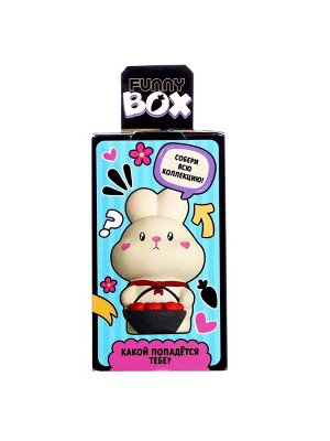 Игрушка - сюрприз Funny box «Зайки»: детский брелок, наклейки