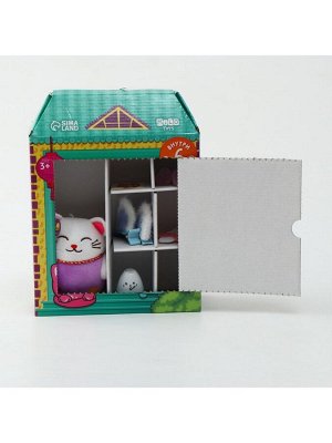Мягкая игрушка - сюрприз «Котик»