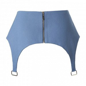 Юбка-баска женская джинсовая MIST: Denim, синий