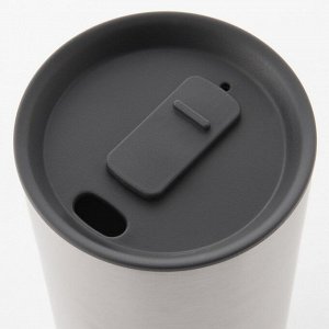 MUJI Stainless Steel Tumbler - термостакан из нержавеющей стали с крышкой, 450 мл