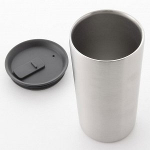 MUJI Stainless Steel Tumbler - термостакан из нержавеющей стали с крышкой, 450 мл