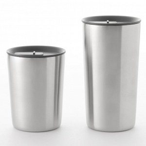 MUJI Stainless Steel Tumbler - термостакан из нержавеющей стали с крышкой, 450 мл