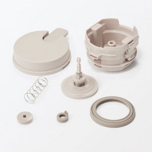 MUJI Wide Mouth Thermal Table Pot - настольный термопот с широким горлом, серо-бежевый