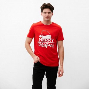 Футболка мужские KAFTAN "Merry Christmas" размер