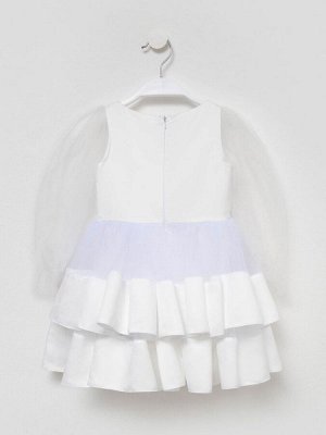 Платье нарядное детское KAFTAN, рост 86-92 см (28), белый