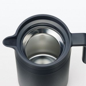MUJI Wide Mouth Thermal Table Pot - настольный термопот с широким горлом, черный
