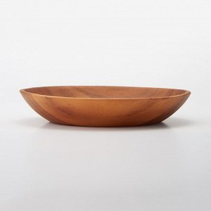 MUJI Acacia Deep Plate - глубокая тарелка из акации
