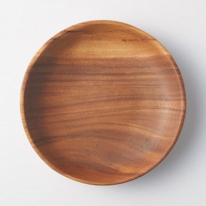 MUJI Acacia Deep Plate - глубокая тарелка из акации