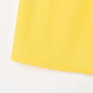 Платье детское с рюшей KAFTAN 34 (122-128 см), жёлтое