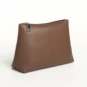 Сумка - мешок женская TEXTURA, на магните, с косметичкой, 36x10x27 см, коричневая
