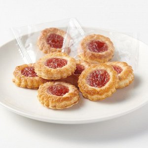 MUJI Strawberry Jam Pie (Large Bag) – клубничные мини-пирожки с джемом, большая упаковка