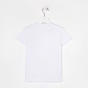 Футболка детская Basic line цвет белый.
