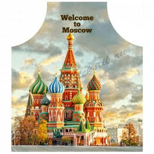 Фартук цифровая печать 2202/8 - Добро пожаловать в Москву