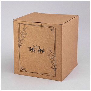 Ваза "Жемчужина" 20x20x21.6 см - Темно-синяя - Элегантный декор для вашего интерьера, 1 шт.