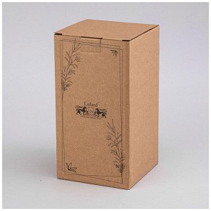 Элегантная мятная ваза 11x11x21 см для цветов, 1 шт.