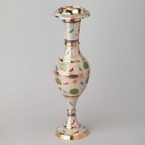 Элегантная резная ваза высотой 34 см, 1 шт.