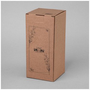 Элегантная черная ваза 11x11x25 см для стильного декора, 1 шт.