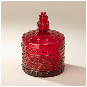 Стильная емкость для хранения Celebration Red (9x9x12.5 см), 1 шт.