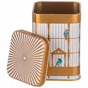 Элегантный набор контейнеров для хранения "Paradise Bird" из 3-х штук, 1 л, 9x9x12,5 см, 1 шт.
