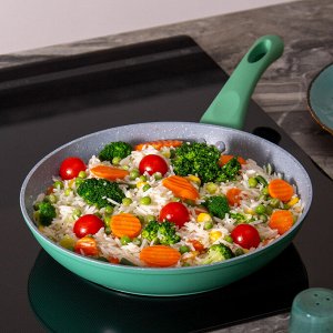 Сковорода антипригарная "SMOKY" 24 см с глубокими стенками 4,8 см, 1 шт.