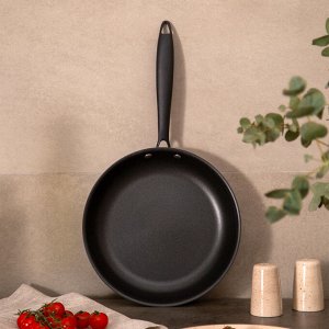 Сковорода с антипригарным покрытием "IRON CHEF" 24 см, 3-слойная технология, нержавеющая сталь 18/10, 1 шт.
