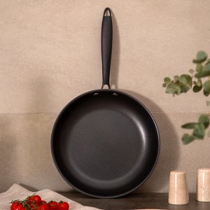 Сковорода с антипригарным покрытием "IRON CHEF" 26 см, 3-слойная технология, нержавеющая сталь 18/10, 1 шт.