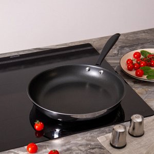 Сковорода с антипригарным покрытием "Iron Chef" 28 см - 3-слойная, нержавеющая сталь 18/10, 1 шт.