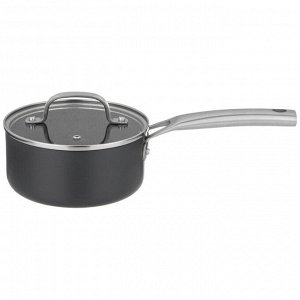 Ковш с крышкой 1,4л "CHEF" из анодированного алюминия с 3-х слойным покрытием DAIKIN, 16x7,5 см, 1 шт.