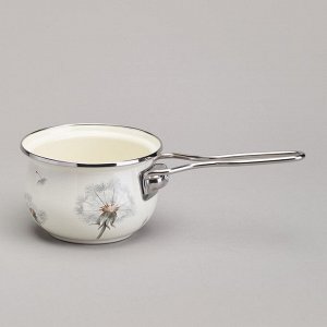 Ковш эмалированный 0,9л, серия "Dandelion", диаметр 14 см, 1 шт.