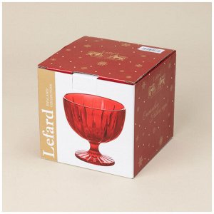 Креманка Celebration Red: Элегантный Десертный Сосуд 11x11x10 см, 1 шт.
